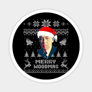 woodrow wilson Funny Merry Christmas Magnet